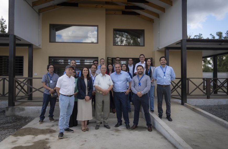 Un 95% de avance presenta la construcción de la posta rural El Durazno